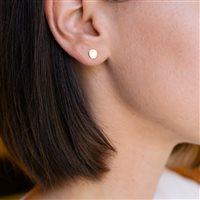 Single earring Burato Woman Paillette in Rose Gold BN929 - BN929